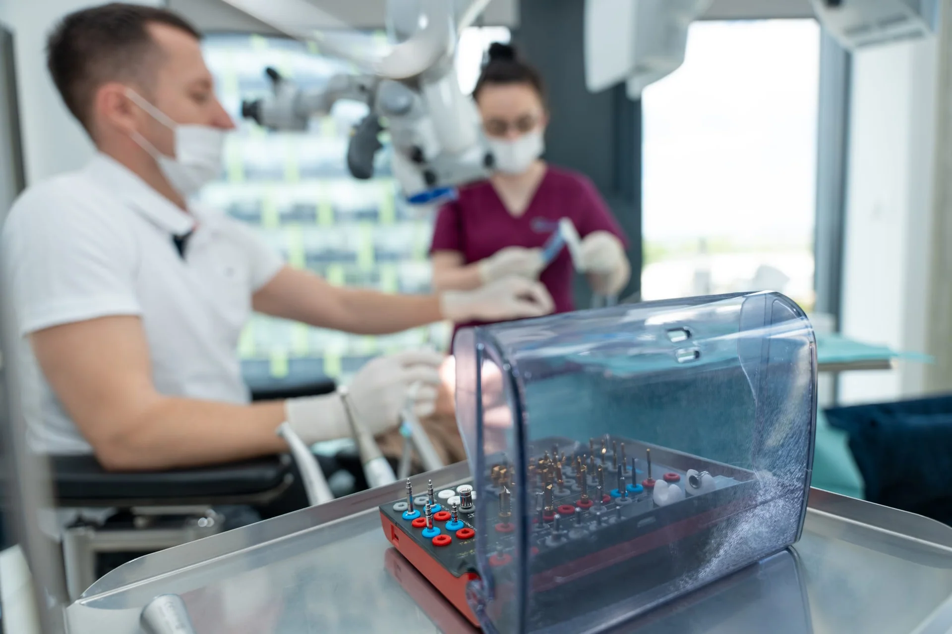 Tím kliniky Happydent pri práci v ambulancii